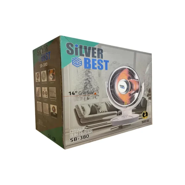 Silver Best radiant fan heater